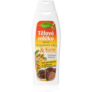 Bione Cosmetics Argan Oil + Karité nährende Body lotion 500 ml