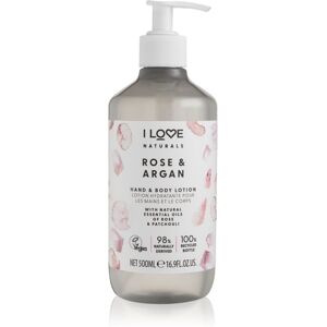 I Love Naturals Rose & Argan Body Lotion 500 ml