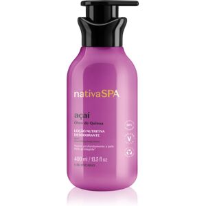 oBoticário Nativa SPA Acai feuchtigkeitsspendende Body lotion 400 ml