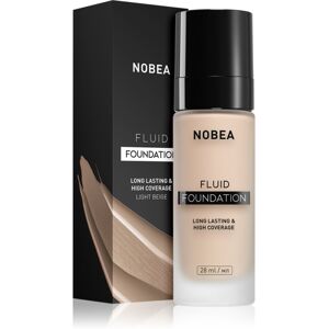 NOBEA Day-to-Day Fluid Foundation langanhaltende Foundation Farbton Soft beige 07 28 ml