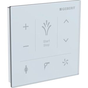 Wandbedienpanel, zu Geberit AquaClean Mera, Glas weiß, 147038SI1 147038SI1
