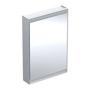 Geberit One Spiegelschrank 505810001 60x90x15cm, mit ComfortLight, 1 Tür, Anschlag links, Aluminium eloxiert