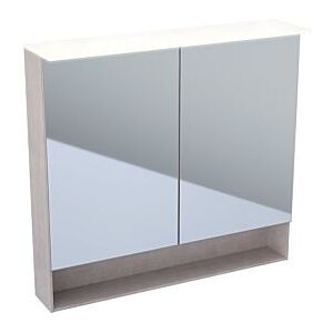 Geberit Acanto Spiegelschrank 500646002 Mystic-Eiche, 89x83x21,5cm, mit LED