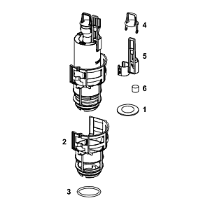 TECE Ablaufventil 9820588 für Uni 750 Spülkasten