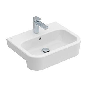 Villeroy und Boch Villeroy & Boch Architectura Vorbauwaschtisch 419055R1 55 x 43 cm, mittleres Hahnloch durchstochen, mit Überlauf, weiß C-plus