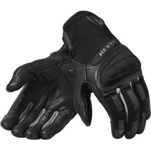 Revit Striker 3 Motocross Handschuhe Schwarz Silber 2XL unisex