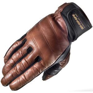 SHIMA Revolver Motorrad Handschuhe Schwarz Braun 2XL unisex