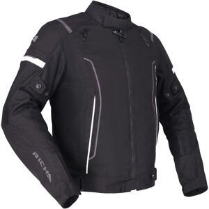 Richa Airstream 3 wasserdichte Motorrad Textiljacke Schwarz Weiss XL unisex