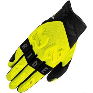 SHIMA Drift Motorrad Handschuhe Schwarz Gelb 2XL unisex