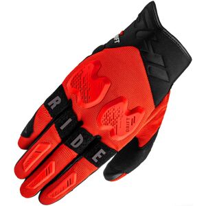 SHIMA Drift Motorrad Handschuhe Schwarz Rot L unisex