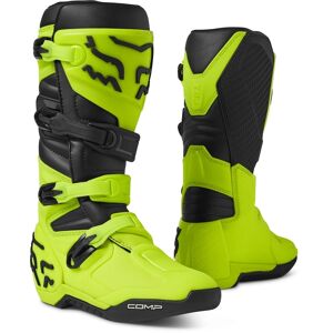 FOX Comp Motocross Stiefel Schwarz Gelb 45 unisex