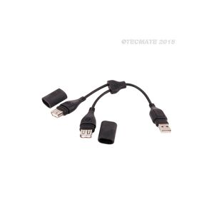 OPTIMATE Adapterkabel USB-Stecker auf 2x USB-Kupplung (No.110) unisex