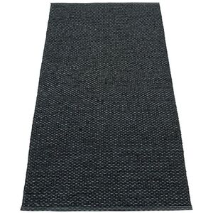pappelina Svea Outdoor-Teppich - schwarz metallic / schwarz 70 x 160cm
