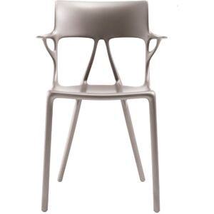 Kartell A.I. Stuhl grau metallic