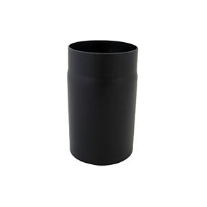 Bertrams ST-Pu Rauchrohr 08RL250-200L 250 mm, Ø 200 mm, pulverbeschichtet, schwarz
