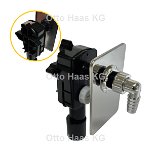 HAAS Oha Unterputz Geräte Siphon 2074 DN 40/50, Waschmaschine, Abfluss, Siphon