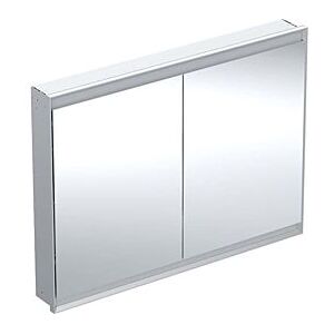 Geberit One Spiegelschrank 505805001 120 x 90 x 15 cm, Aluminium eloxiert, mit ComfortLight, 2 Türen