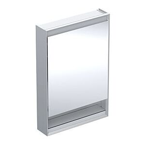 Geberit One Spiegelschrank 505830001 60x90x15cm, mit Nische, 1 Tür, Anschlag links, Aluminium eloxiert