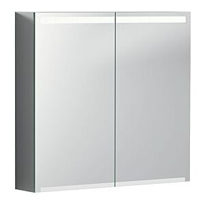 Geberit Option Spiegelschrank 500205001 750x700x150mm, mit Beleuchtung, Touch-Sensor, zwei Türen