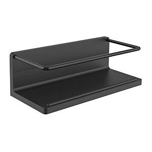 Emco Round Duschkorb 434513300 schwarz / schwarz, 225x75x100mm, Kunststoff, mit Metallreling