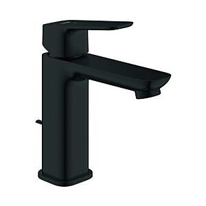 Grohe Cubeo Waschtischarmatur 1017562430 M-Size, Zugstangen-Ablaufgarnitur 1 1/4", matt schwarz