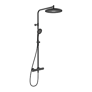 HANSAAURELIA Regenbrause-Thermostat 4719910333 Wandmontage, 3-strahlig, rund, matt-schwarz