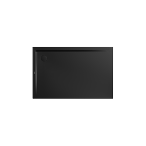Kaldewei Superplan xxl Duschwanne 385548042676 90x160x4,3cm, mit Träger, Antislip Secure Plus, schwarz matt100
