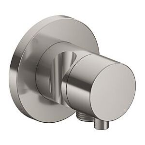 Keuco Ixmo Fertigmontageset 59549071201 Unterputz-3-Wege-Ab-und Umstellventil, Brausehalter, Griff Comfort, rund, Edelstahl-finish