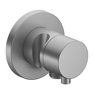 Keuco Ixmo Fertigmontageset 59549171201 Unterputz-3-Wege-Ab-und Umstellventil, Brausehalter, Griff Comfort, rund, Aluminium-finish