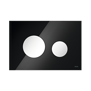 TECELoop Betätigungsplatte 9240654 Glas schwarz, Tasten weiß