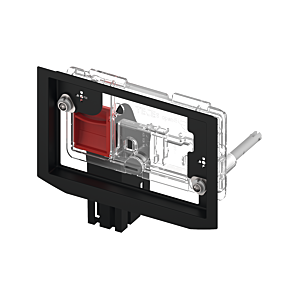 TECE Einwurfschacht 9240950 schwarz, Einbau vorne, für Reinigungstabs