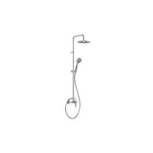Tres Armaturen Tres Fuji Duscharmatur Set 28128004NM Unterputz, Kopfbrause + Wannen-Brause, schwarz matt