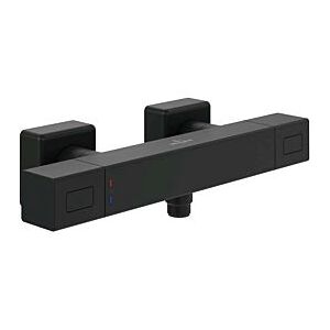 Villeroy und Boch Villeroy & Boch Universal Taps & Fittings Brause-Thermostat TVS000018000K5 eckig, Wandmontage, matt black
