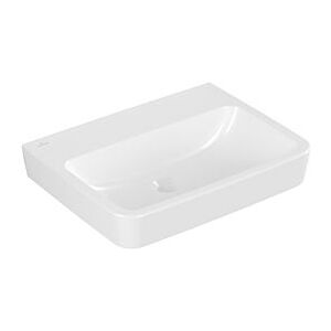 Villeroy und Boch O.novo Einbau-/Aufsatz-Waschtisch 4A416FR1 60x46cm, eckig, ohne Hahnloch, ohne Überlauf, weiß C-plus