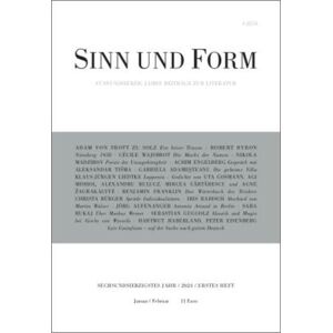 unbekannt - SINN UND FORM 1/2024: Beiträge zur Literatur (Sinn und Form: Beiträge zur Literatur)