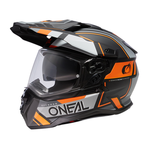 Adventurehelm O'Neal D-SRS Square Schwarz-Grau-Orange