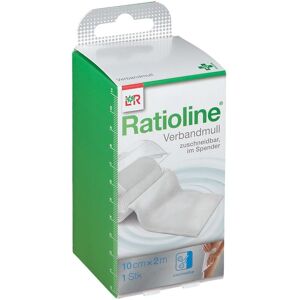 Ratioline® acute Verbandmull 10 cm x 2 m Verband 1 St weiss 1 St Verband