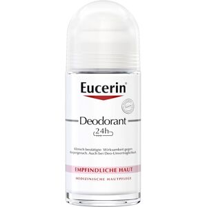 Eucerin Deodorant Empfindliche Haut 24h Roll-on – Deo Roller schützt empfindliche vor Körpergeruch 50 ml Unisex 50 ml Roller
