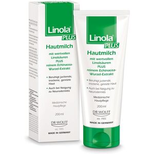 Linola Plus Hautmilch - Körperlotion für juckende, trockene und irritierte Haut Lotion 200 ml Unisex 200 ml Lotion