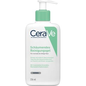 CeraVe Schäumendes Reinigungsgel für Gesicht und Körper: pflegende Reinigung normale bis fettige Haut Gel 236 ml Unisex 236 ml Gel