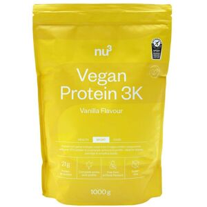 nu3 Vegan Protein 3K Shake, Vanille Pulver 1000 g 1000 g Pulver