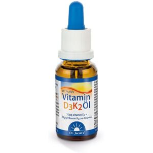 Dr. Jacob's Vitamin D3K2 Öl 800 Ie/20 mcg D3+K2 640 Tropfen zum Einnehmen 20 ml 20 ml Tropfen zum Einnehmen