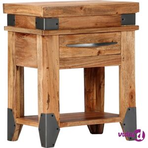 vidaXL Bedside Cabinet 40x30x51 cm Solid Wood Acacia