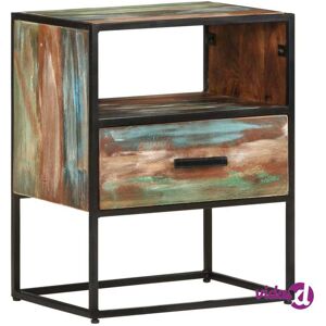 vidaXL Bed Cabinet 40x30x50 cm Solid Reclaimed Wood