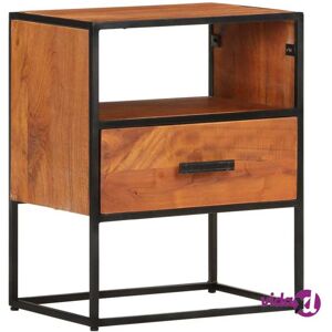 vidaXL Bed Cabinet 40x30x50 cm Solid Acacia Wood