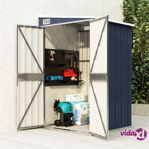 vidaXL Wall-mounted Garden Shed Anthracite 118x100x178 cm Steel