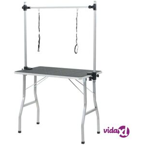 vidaXL Bath Grooming Table for Dogs 2 Loops