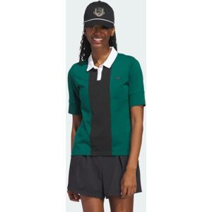 Adidas Go-To Polo Shirt Collegiate Green XL - Women Golf Shirts XL