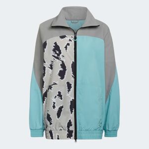 ADIDAS BY STELLA MCCARTNEY ANIMAL PRINT TRACK TOP Splash / Bliss Green / White S - Women Training Track Tops,Tracksuits S