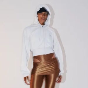 adidas by Stella McCartney Sportswear Cropped Hoodie Pearl XS - Women Lifestyle Hoodies XS